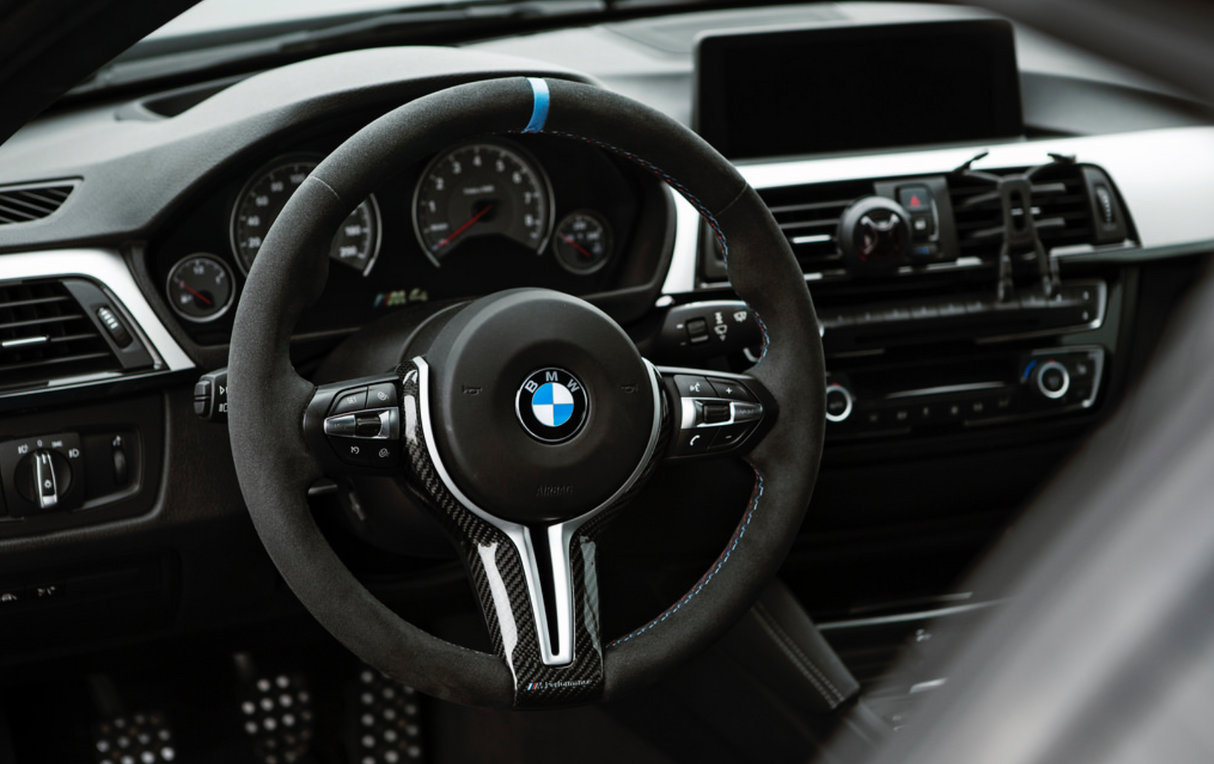 BMW M2, M3, M4, M5, M6 & X5/6M Steering Wheel Trim Insert
